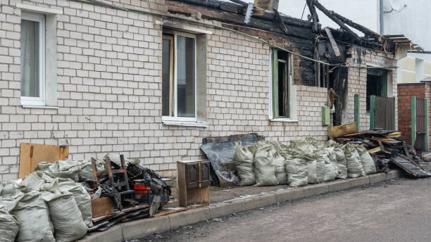 Professional Fire Damage Removal technician working in Glenside, PA